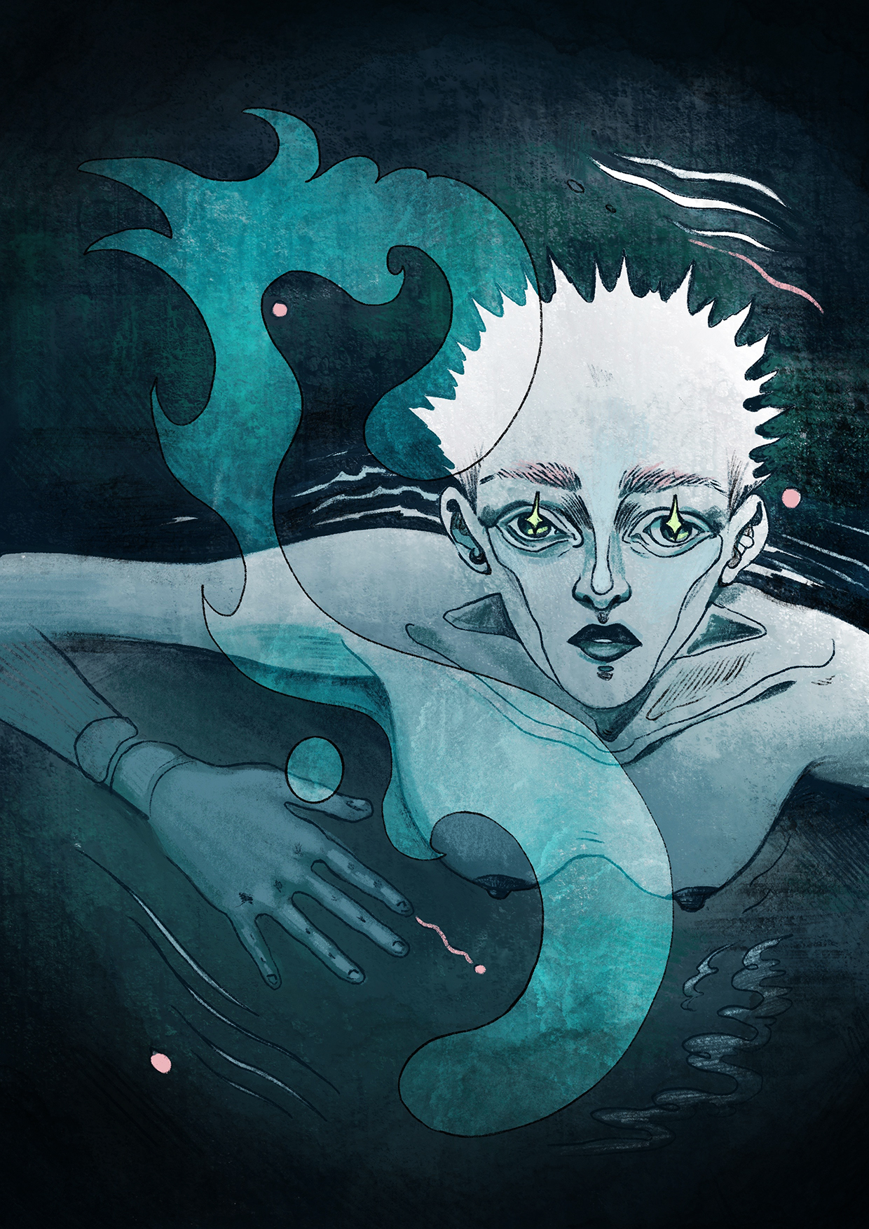 "Sinking", illustration by Sara Buccellato