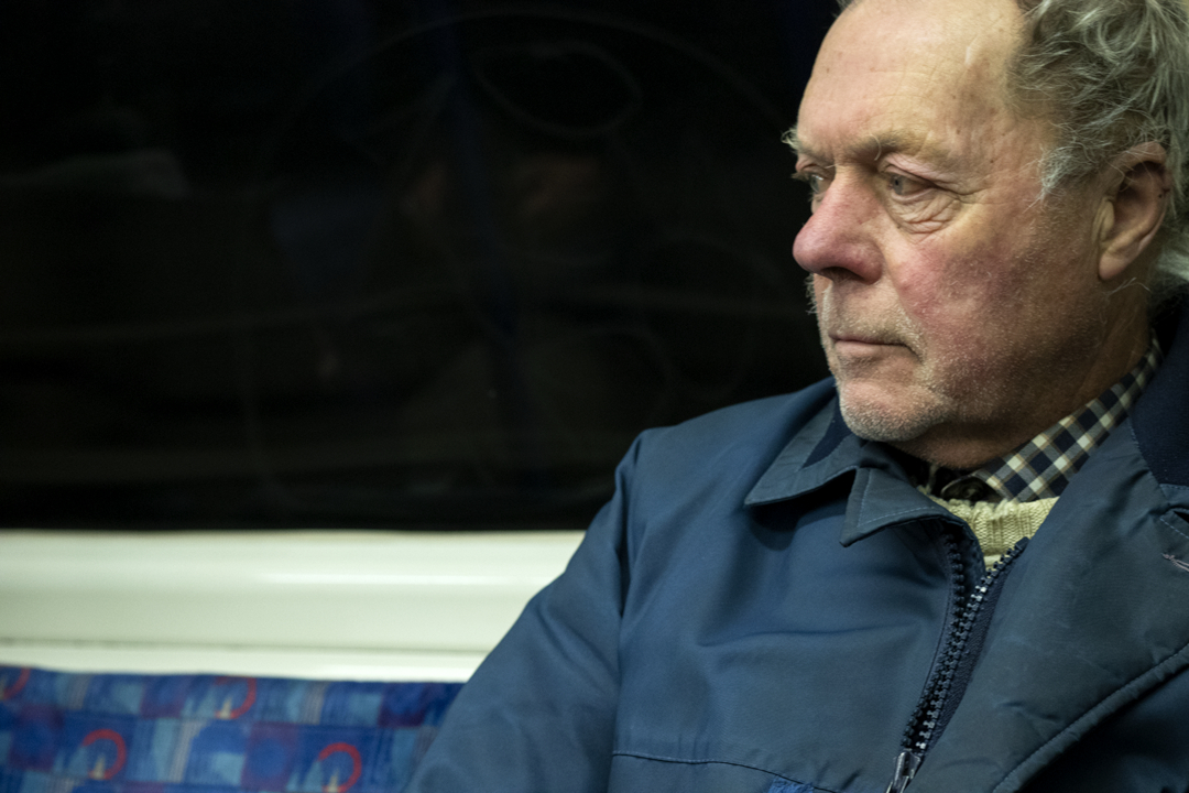 "Across". Annabel Owen's images document the everyday travels of commuters on The London Underground.