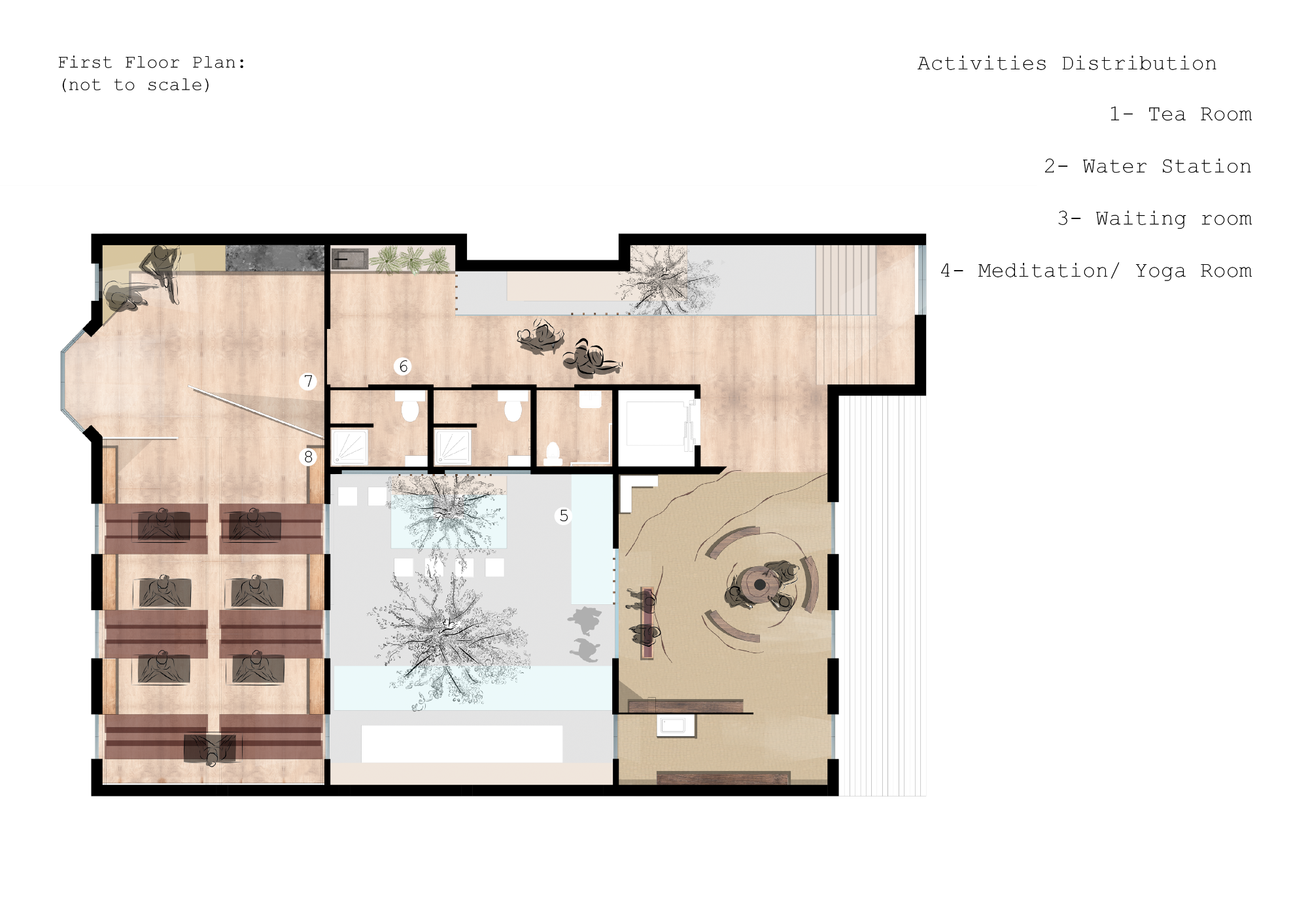 First floor plan, Lora Moretto Lucrezia