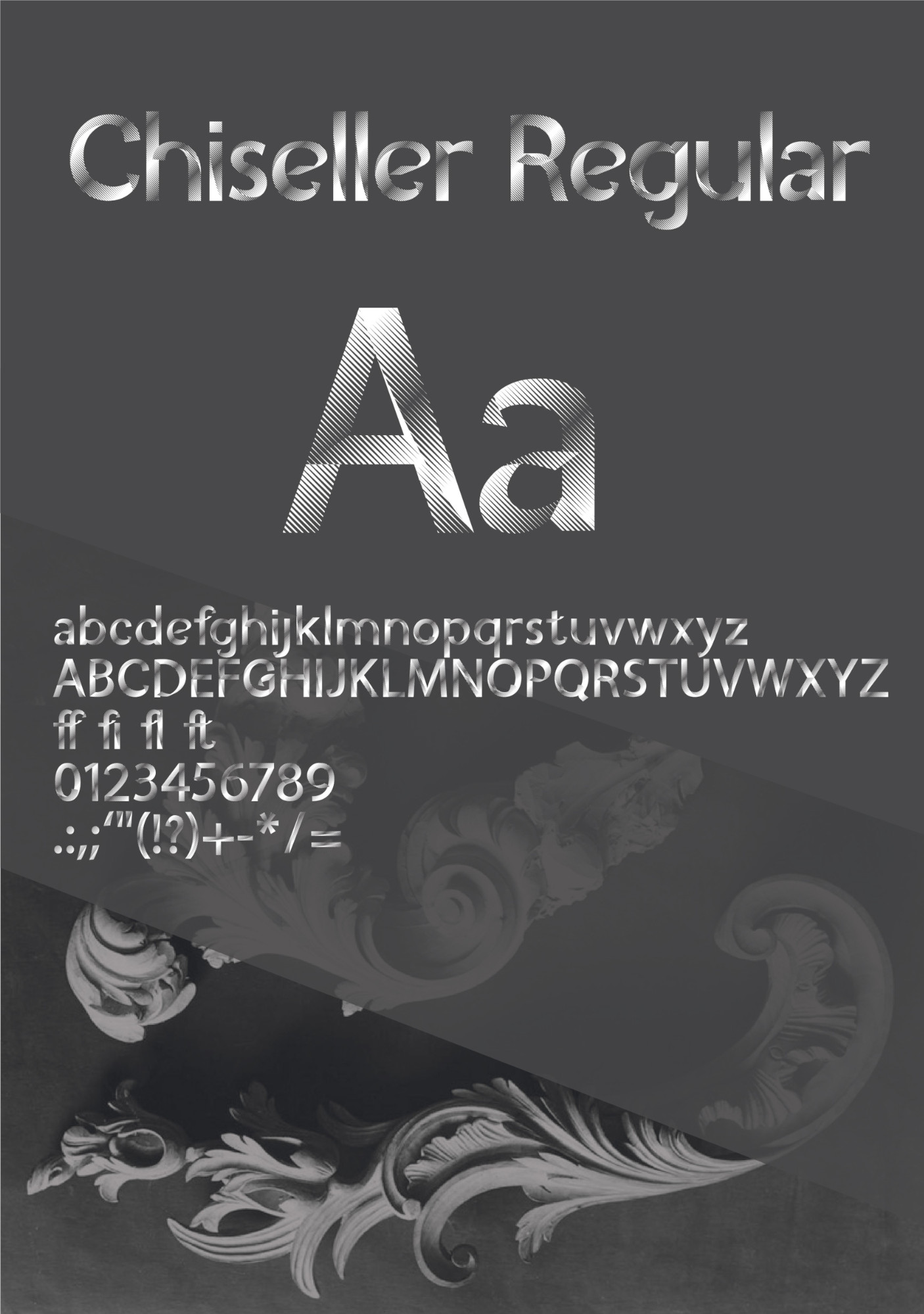 Chiseller Regular display typeface