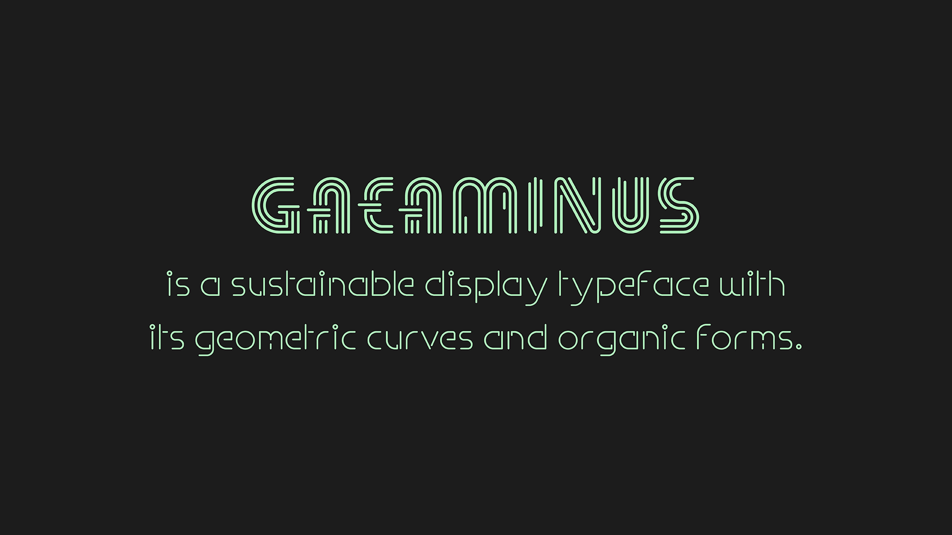 Gaeaminus Typeface Family
