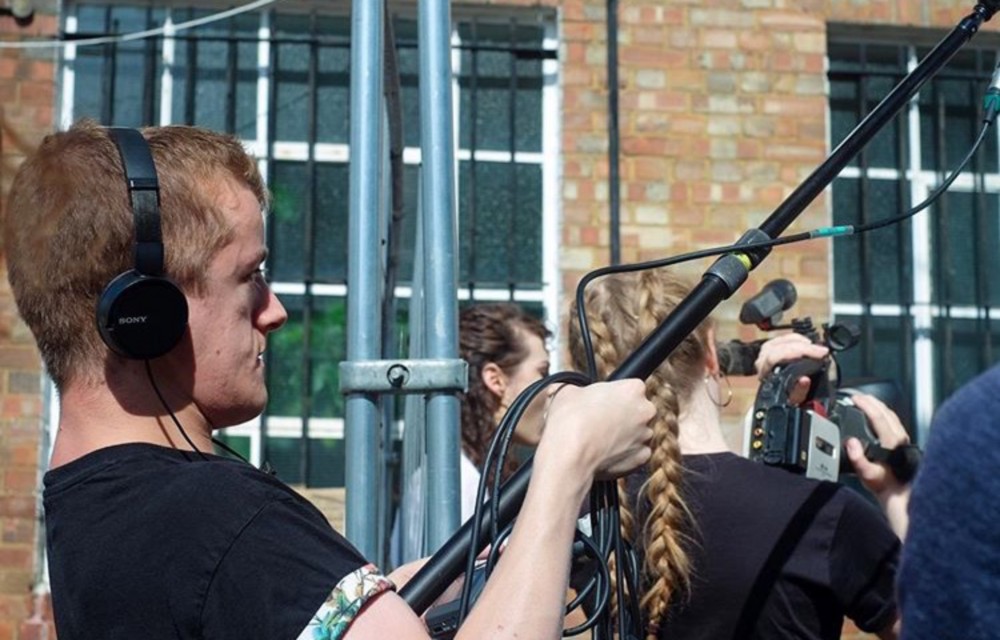 Working as the Sound designer and boom operator for an independent short film production outside of University