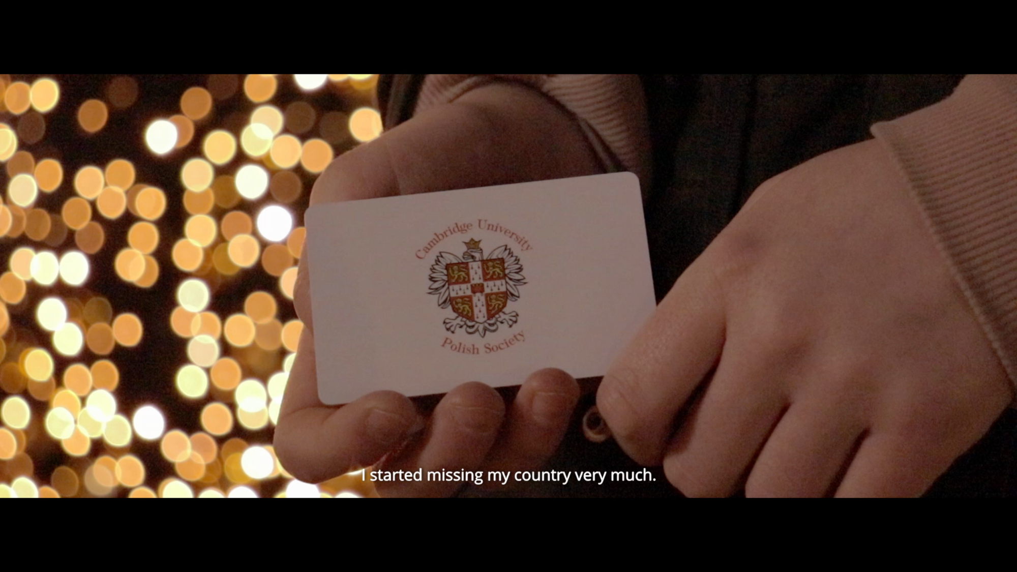 A screengrab from 'Finding Home', a documentary about the Polish community living in Cambridge
