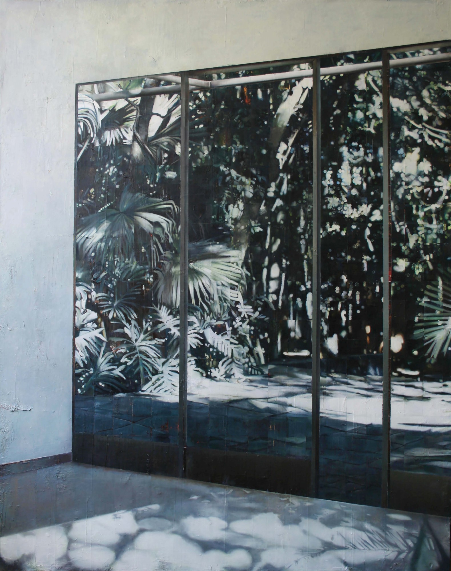 Refraction. 180 x 140 cm. Oil on canvas.