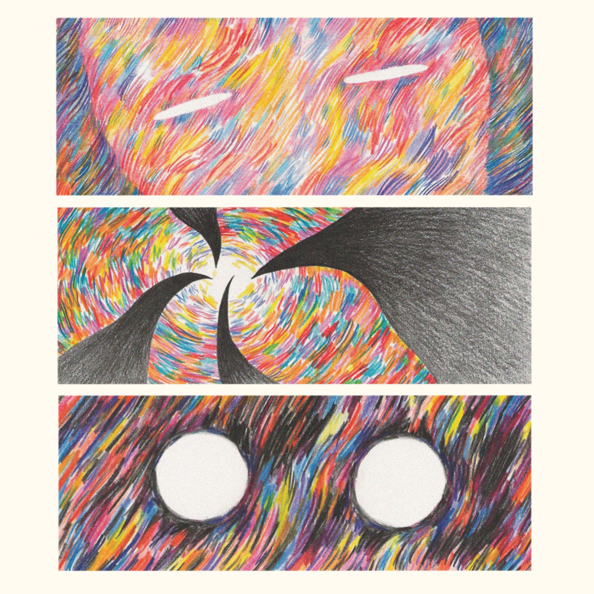 'Dimitri', a short story created with colour pencils