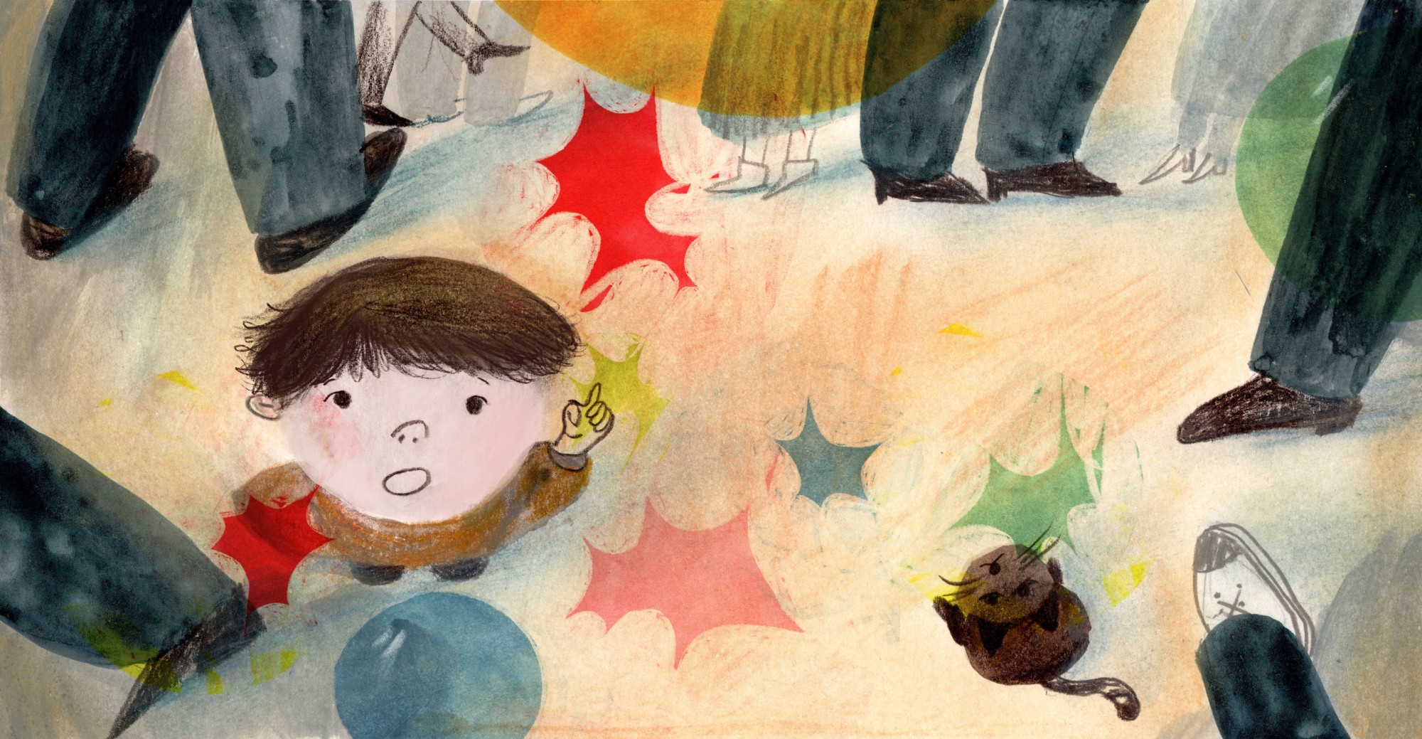 Picture book 'Happy town' - 2