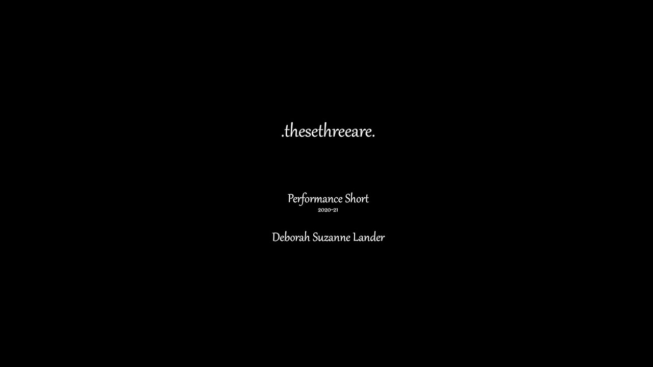 .thesethreeare. A set of three videos, exploring loneliness and isolation during the first lockdown during the Covid 19 pandemic. (3/3)
