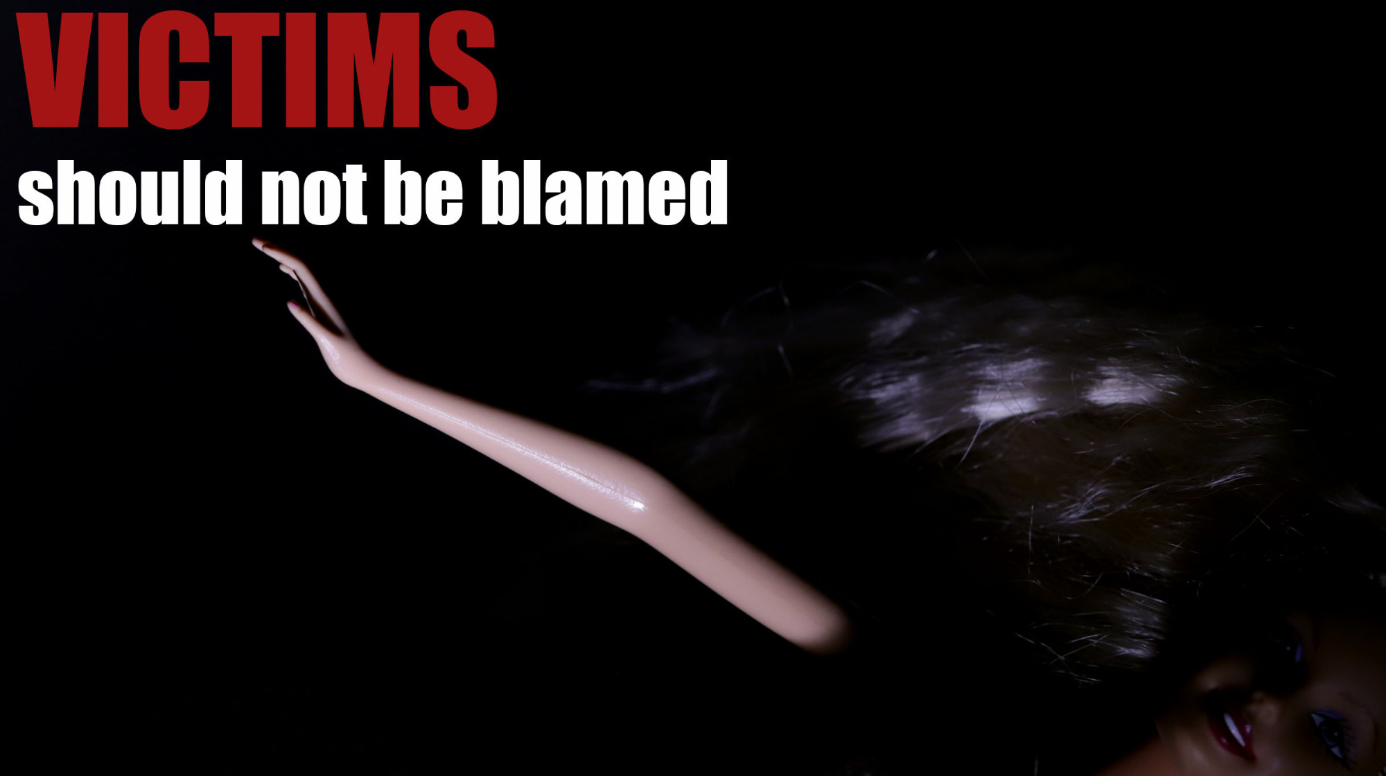 Victims Should Not Be Blamed poster