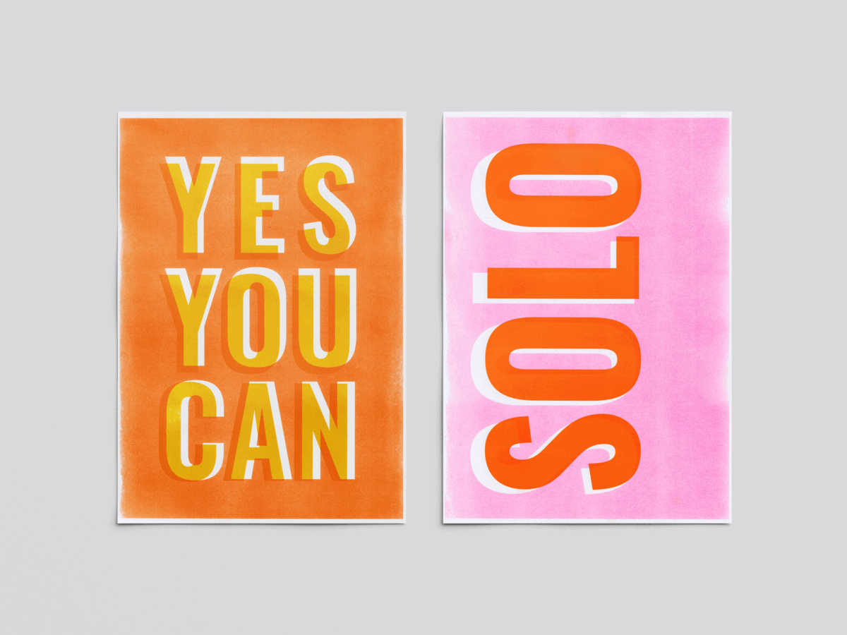 Risograph prints intended for exhibition to increase visibility of the manifesto and fund for youth empowerment charities.
