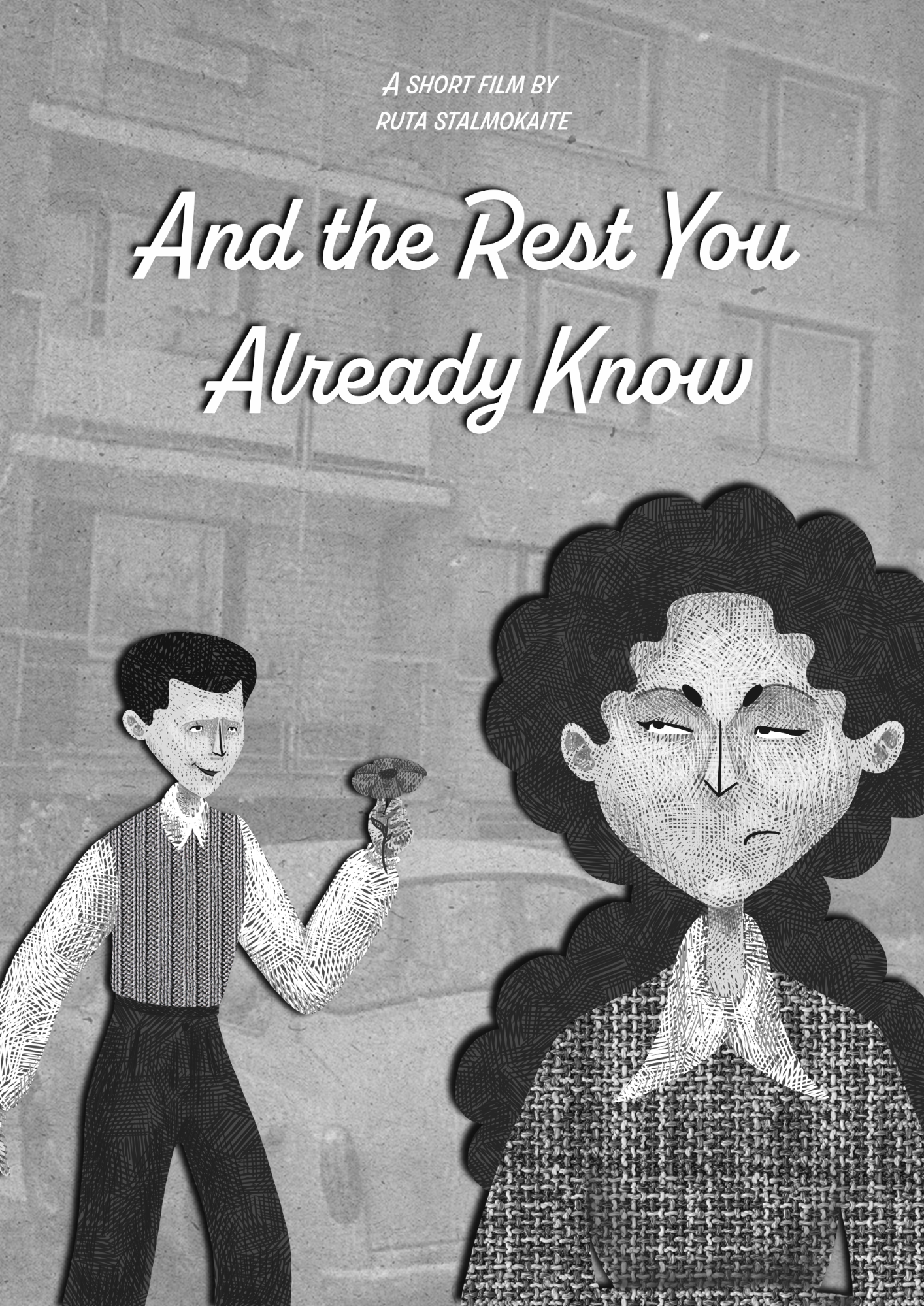 Teaser Poster for the animated film “And the Rest You Already Know”