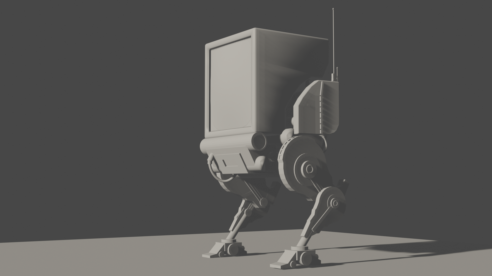 Space Rover. 3D modelled space rover made for the graphic novel ‘The Search for Life in Space’.