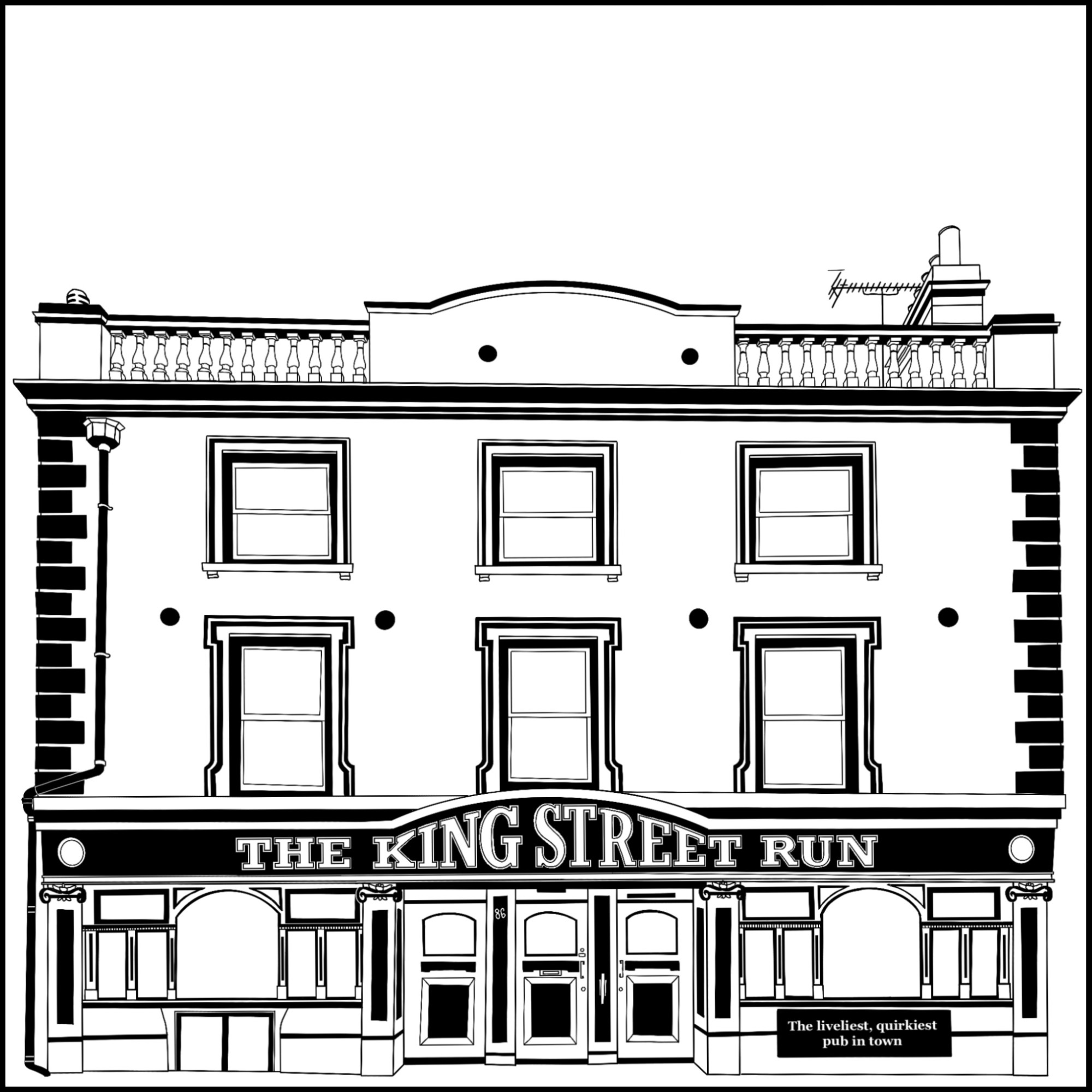 The King Street Run Exterior