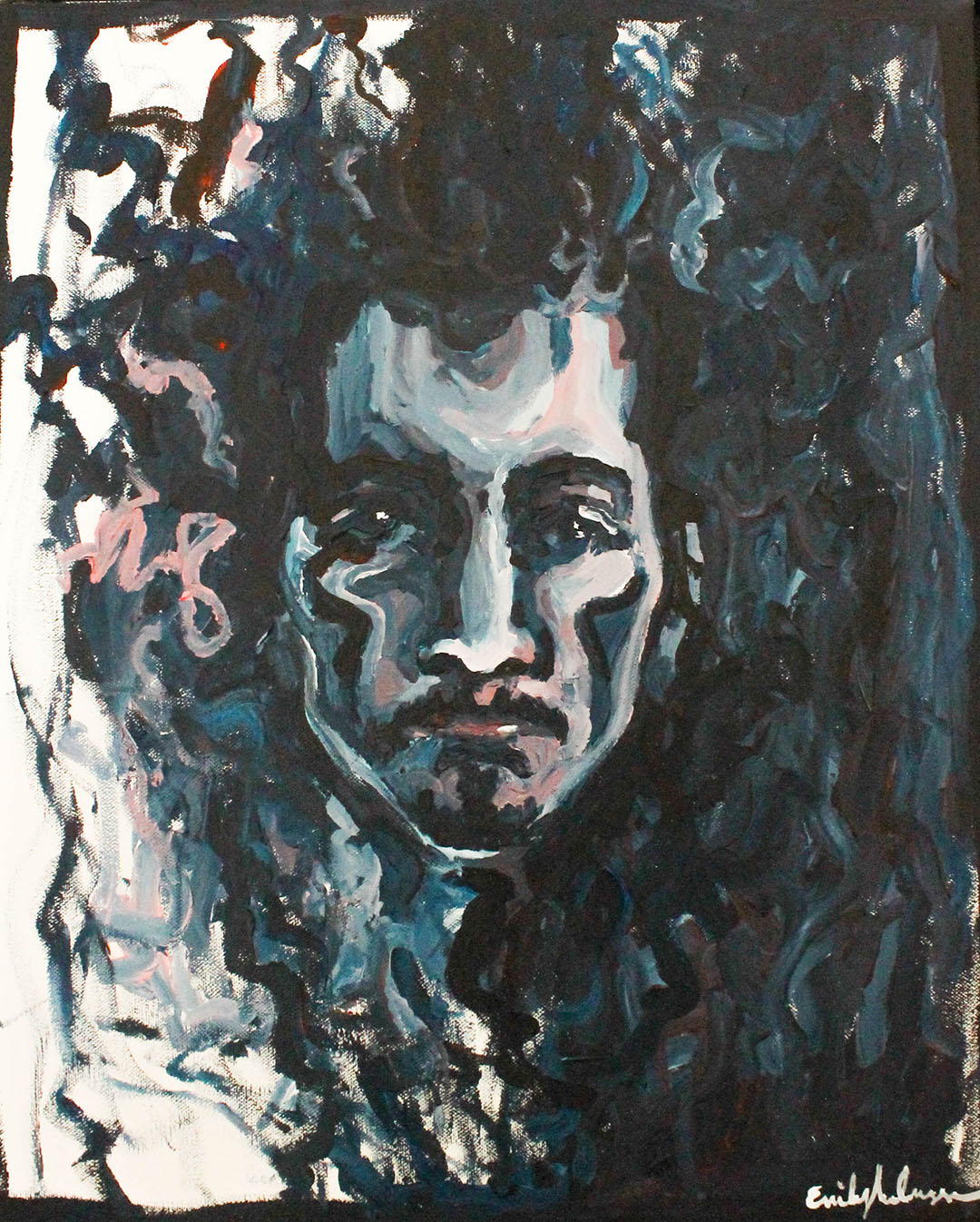 Sami, 2021. Acrylic on Canvas, 46cm x 56cm.