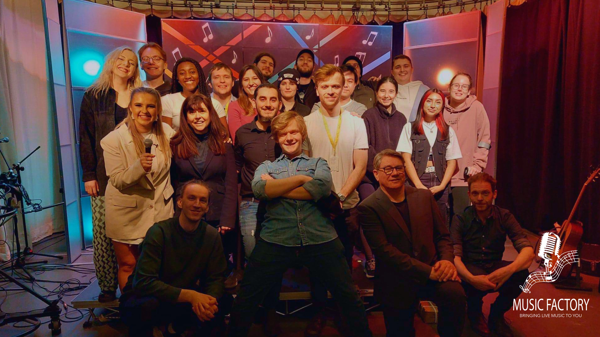 Music Factory Cast and Crew. The cast and crew that were responsible for putting on the Live Production.
