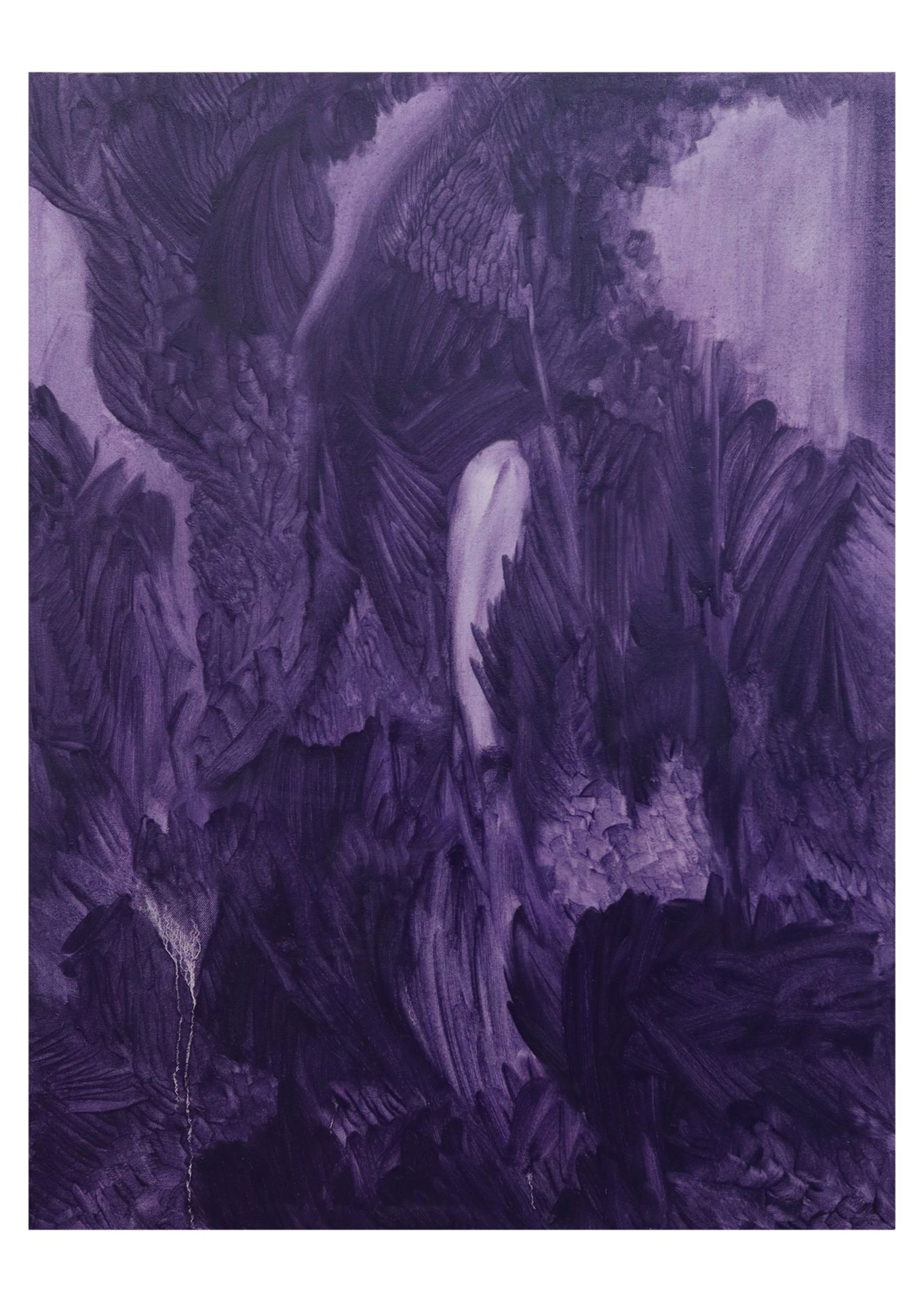 Untitled (Purple) 80cm x 60cm, Oil on Canvas, 2023