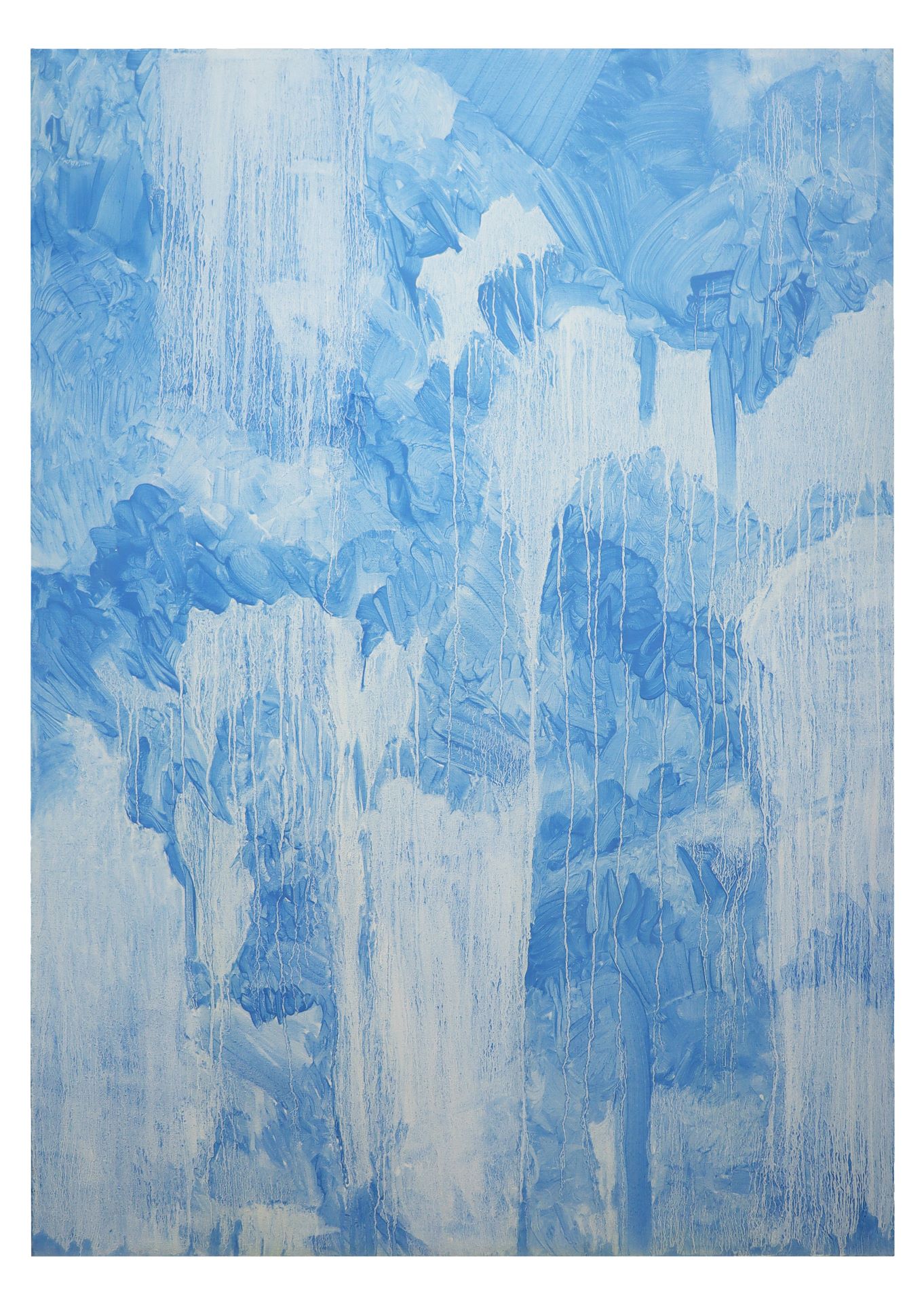 Untitled (Blue), 113cm x 79cm, Oil on Canvas, 2022