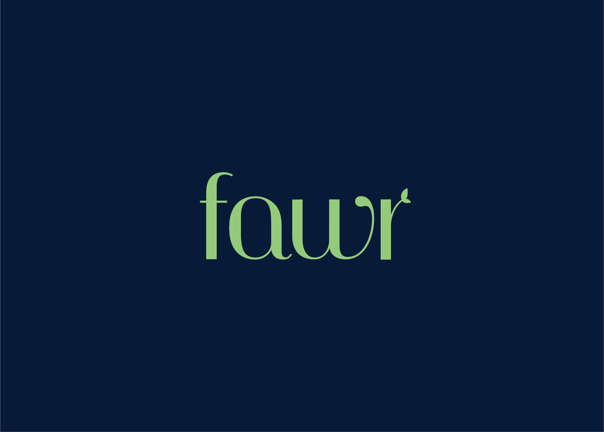 FAWR - Ethically Delicious Logo