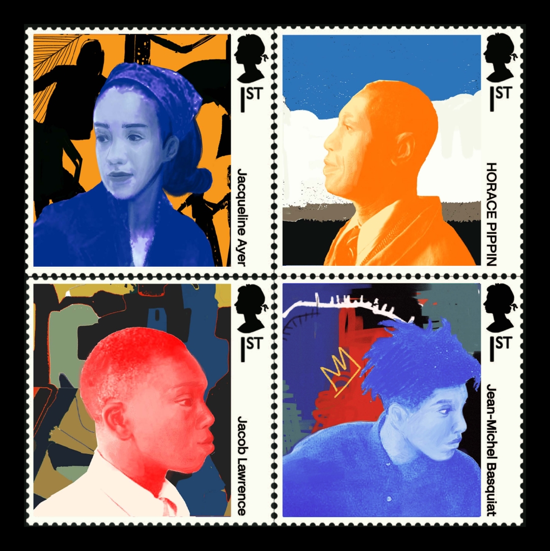 Post Stamps. A set of commemorative post stamps made in celebration of Black History Month.
